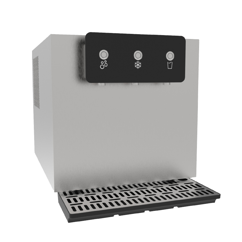 III bullarum countertop scintillans aqua dispensator 